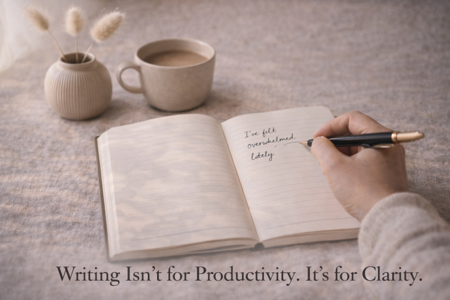 Writing Isn’t for Productivity. It’s for Clarity.